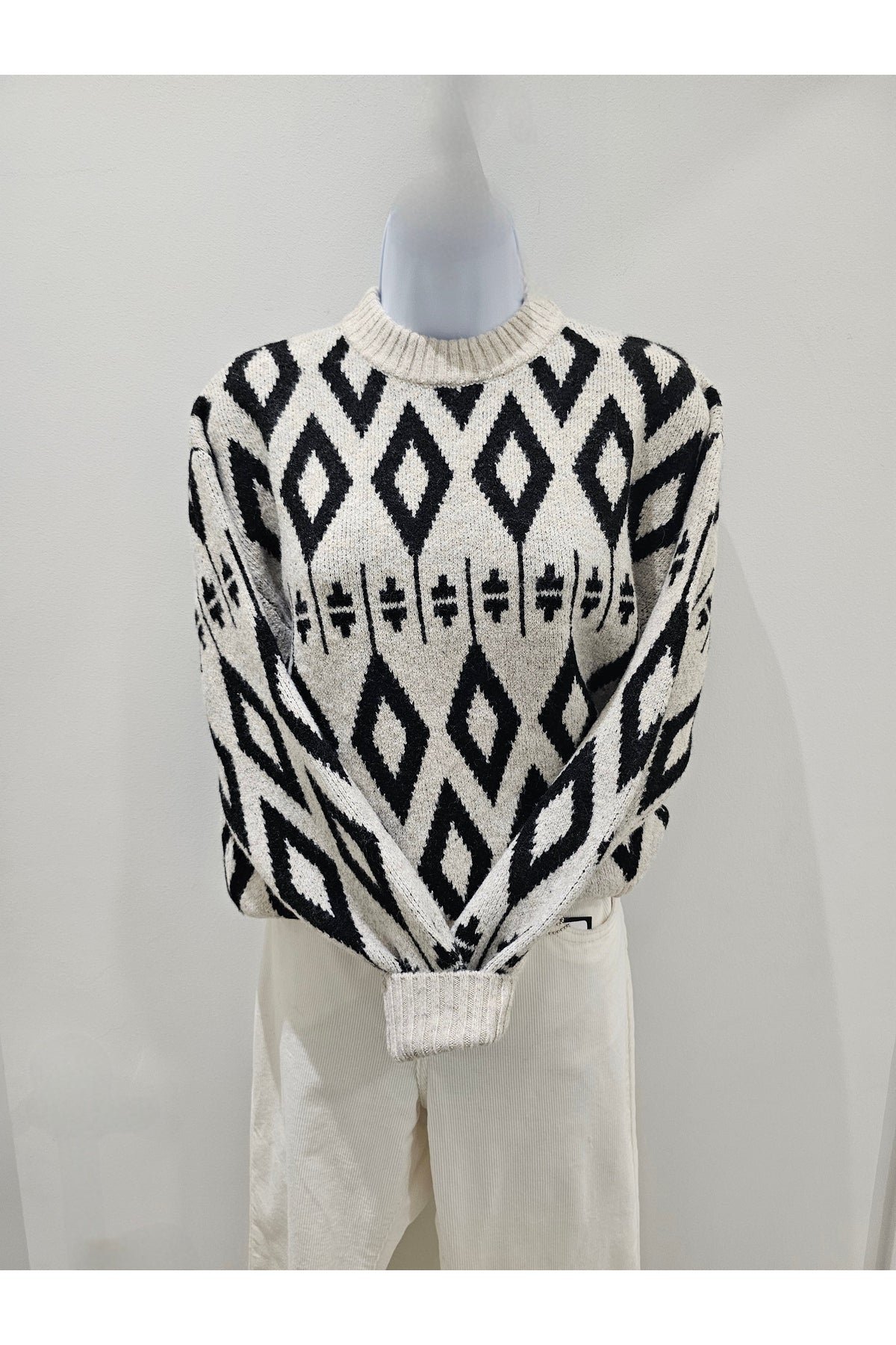 B.YOUNG Mirko Jacquard Jumper 20818114