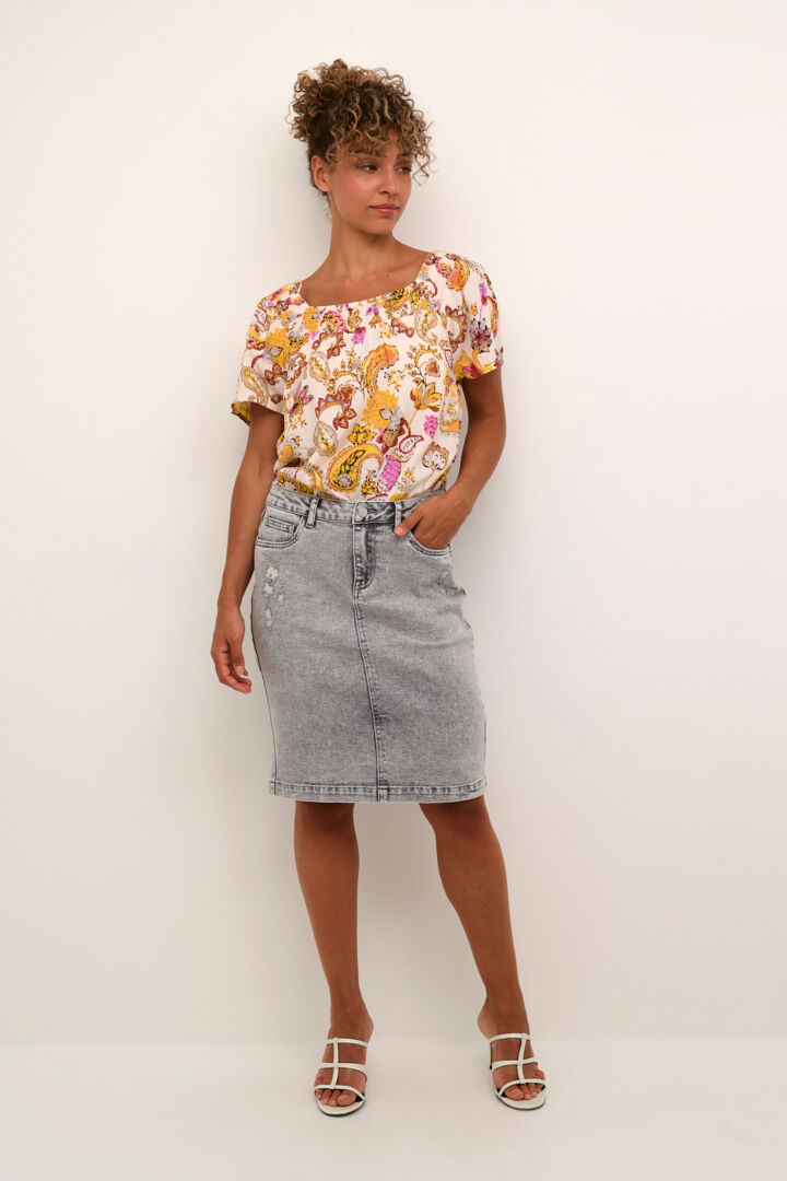 CREAM Bine Denim Skirt