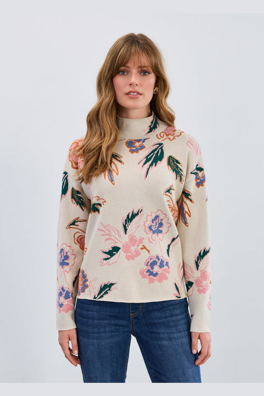 FDJ Mock Neck Loose Fit Sweater 1506535