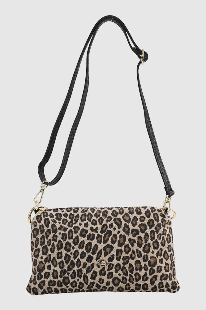 THE TREND Otella Leopard Leather Bag
