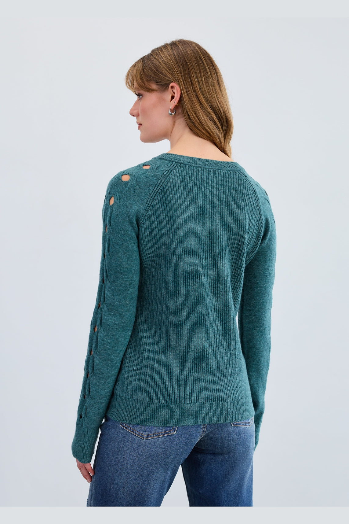 FDJ L/S V Neck Sweater 1915333