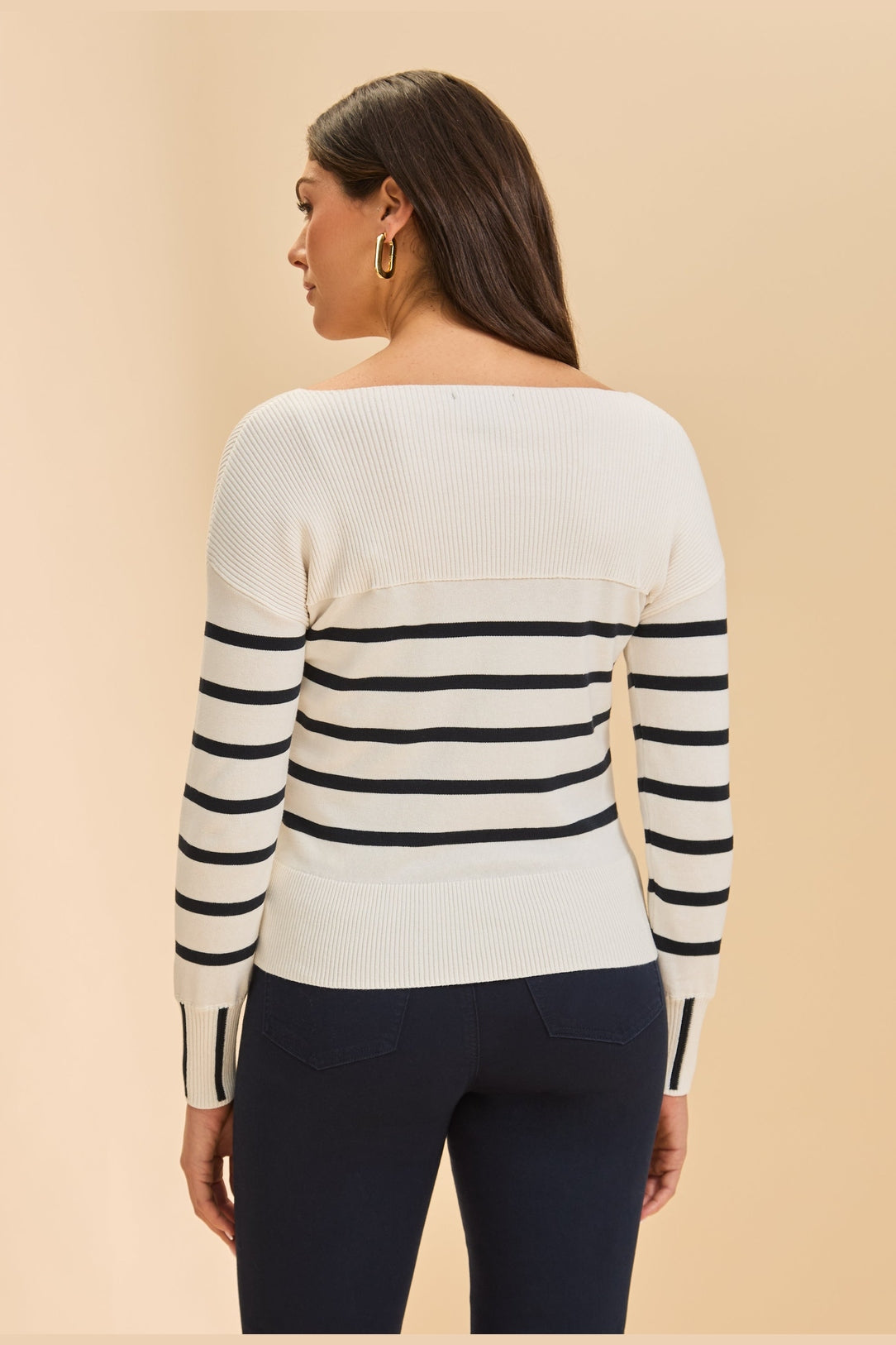 FDJ Long Sleeve Striped Sweater 1955314