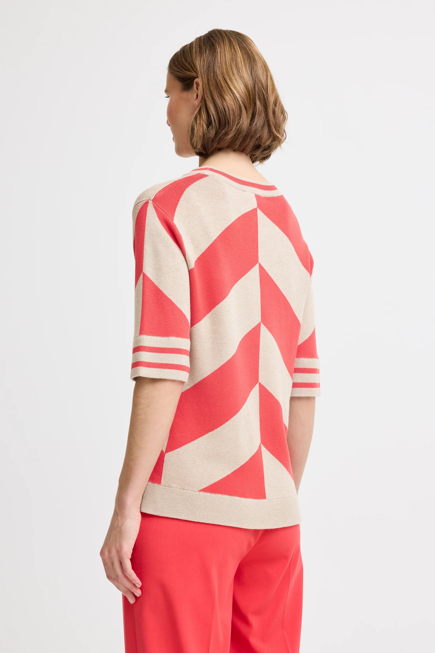 B.YOUNG Morla Geometric Sweater 20816295