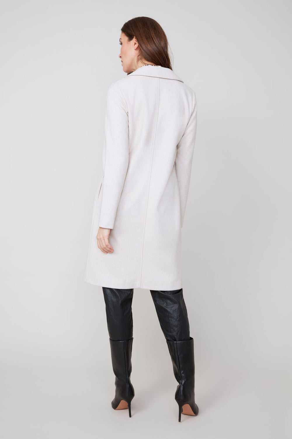 RENUAR Brushed Knit Long Jacket R3865