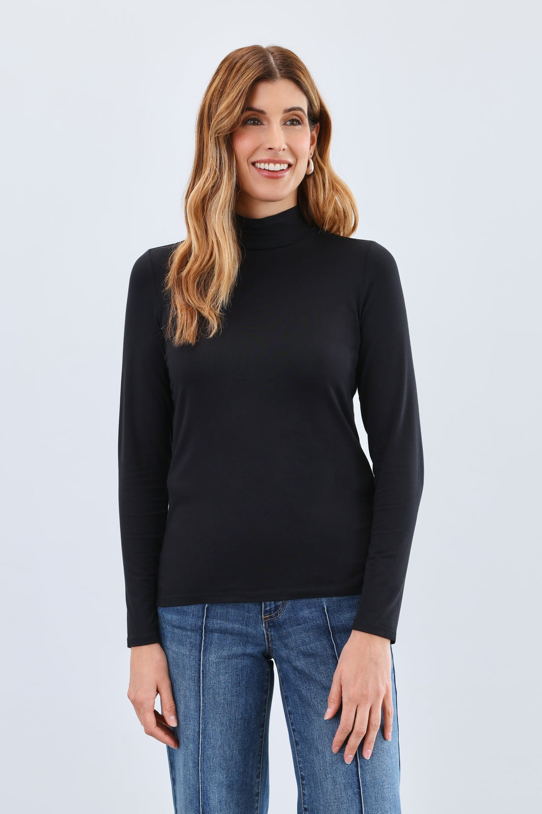 FDJ L/S Mock Neck Top 3056756
