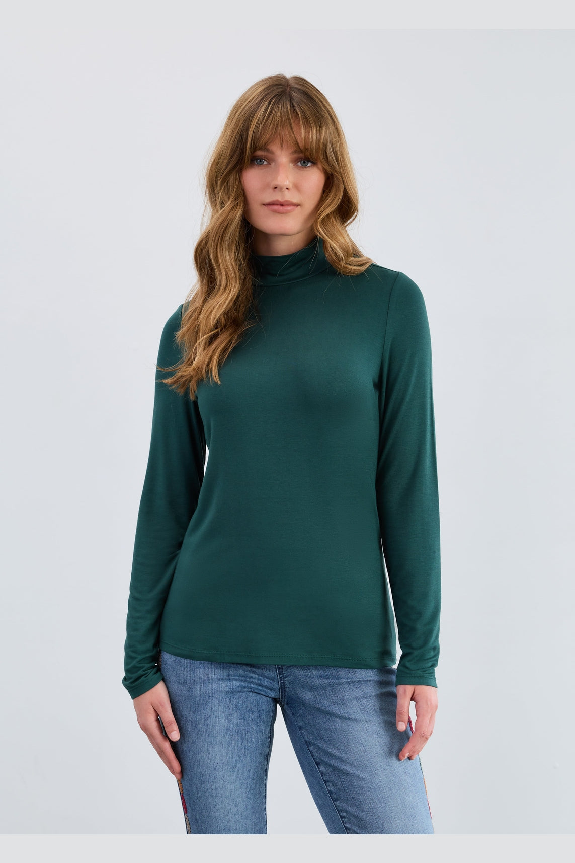 FDJ L/S Mock Neck Top 3056756