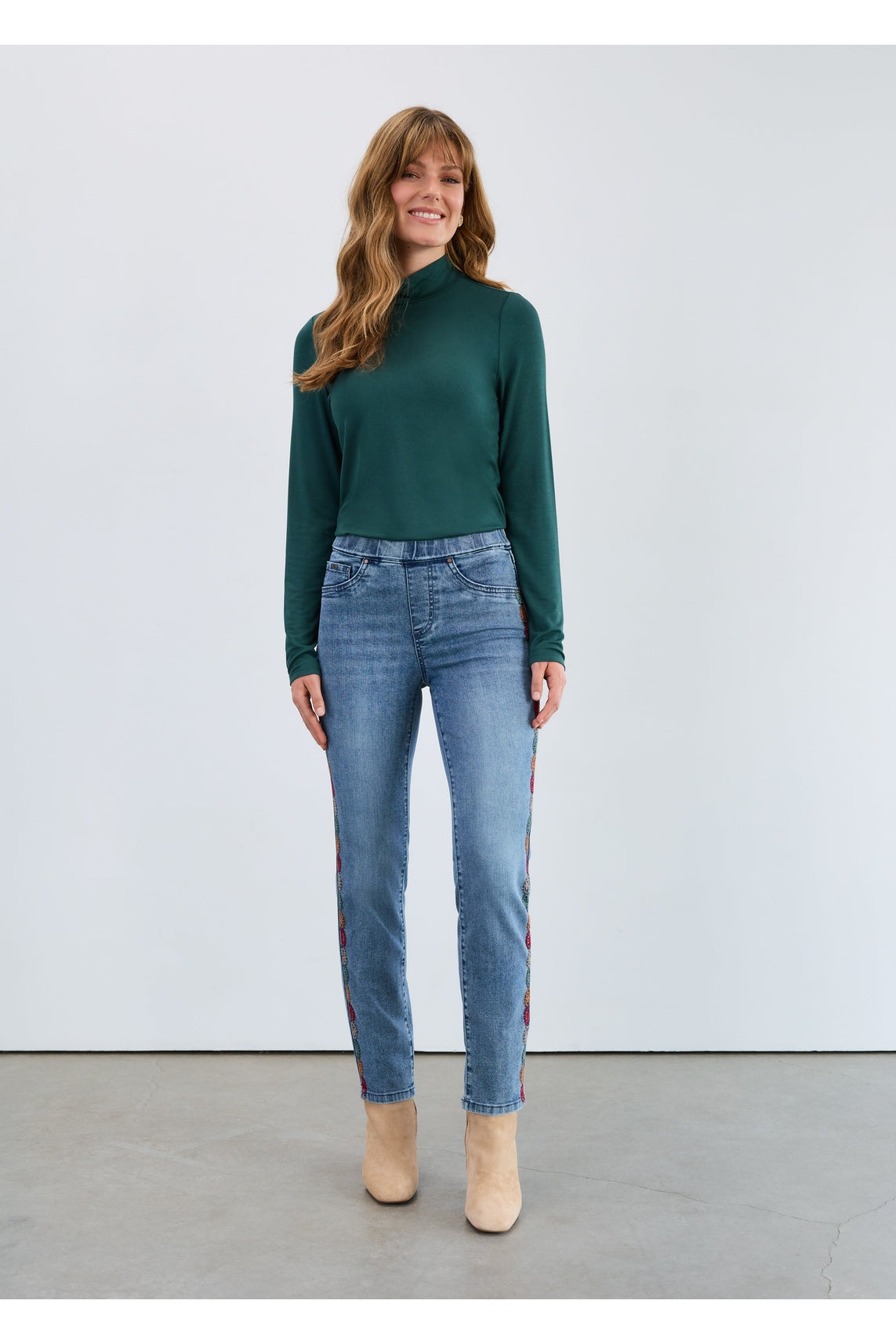 FDJ L/S Mock Neck Top 3056756