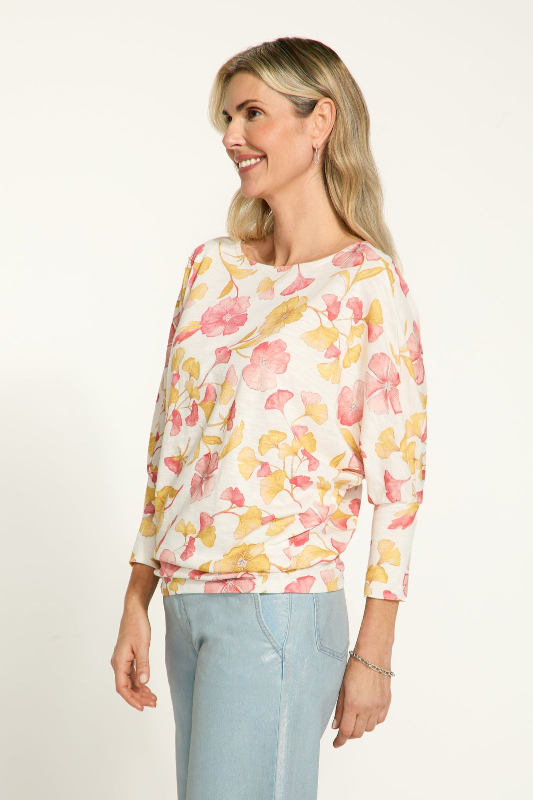 FDJ Printed Batwing Top 3099476