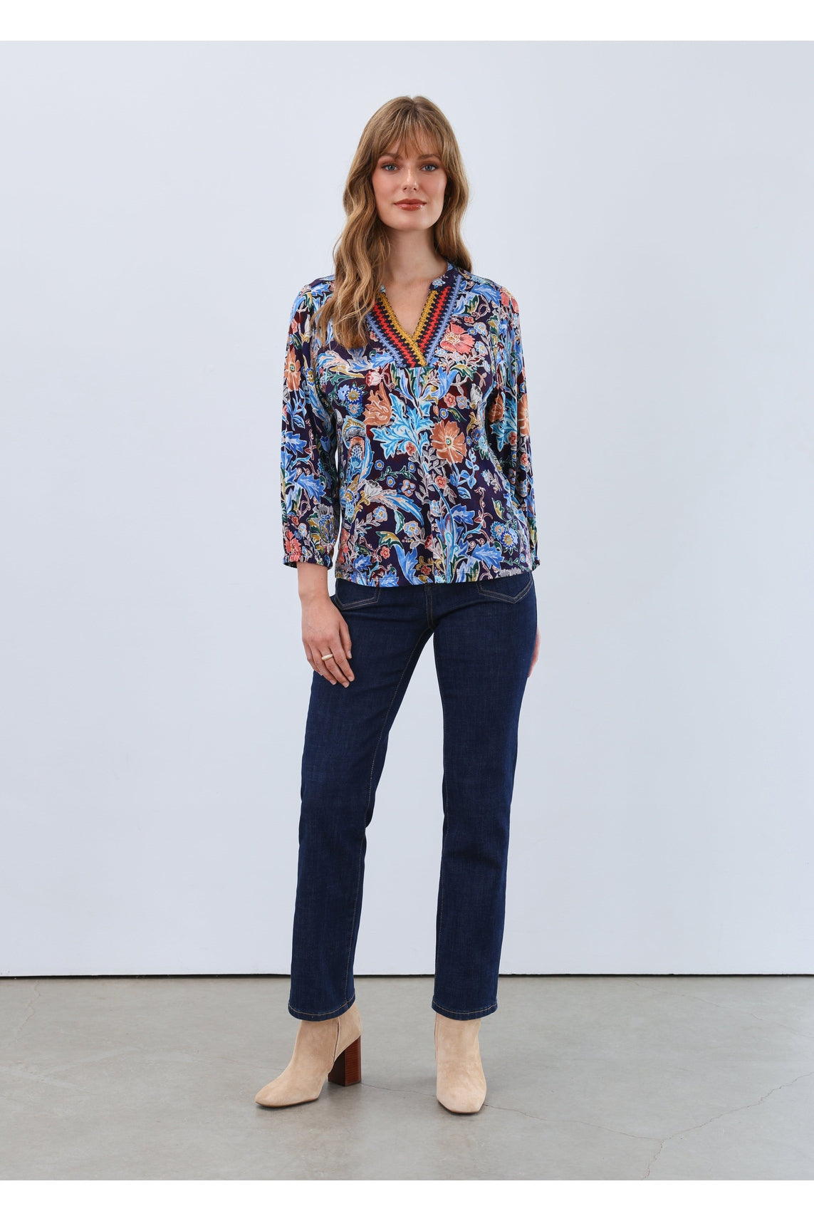 FDJ Embellished Neck Top 3188153