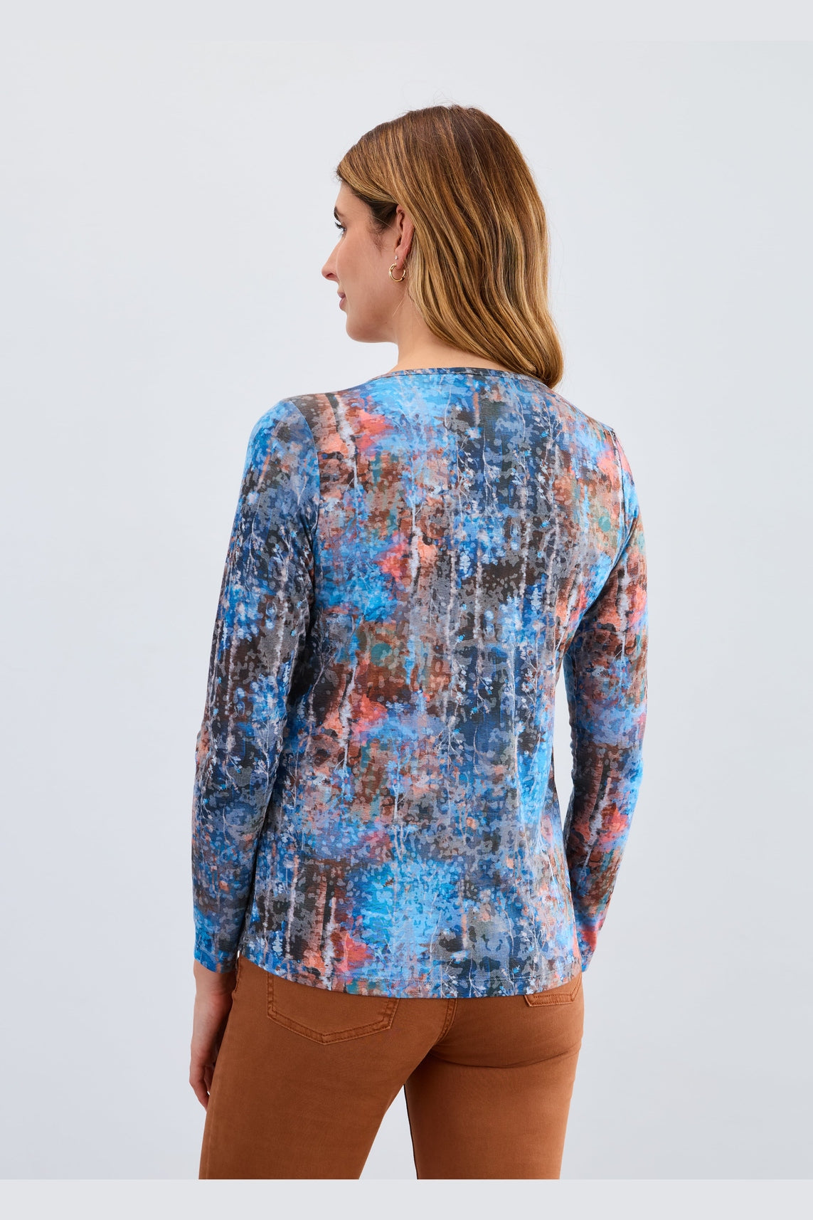 FDJ L/S V Neck Top 3390844
