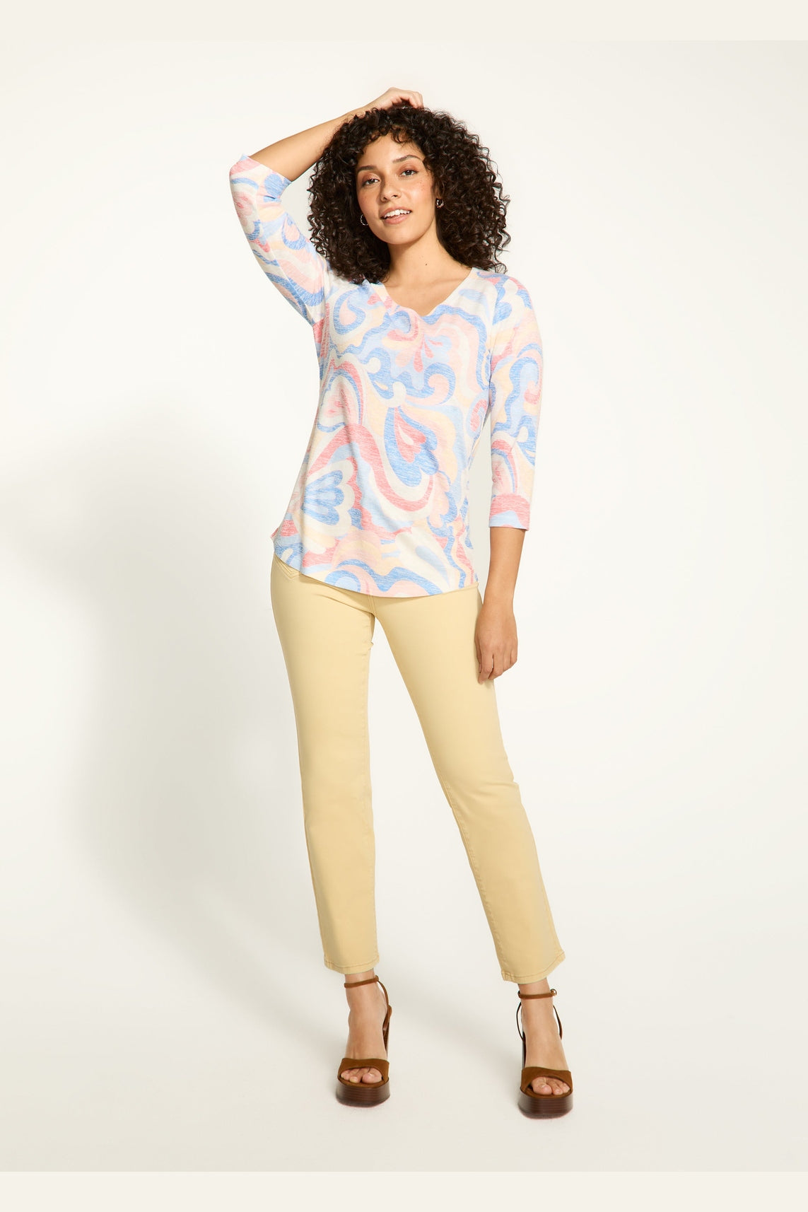 FDJ Boat Neck Top 3731435 *FINAL SALE*