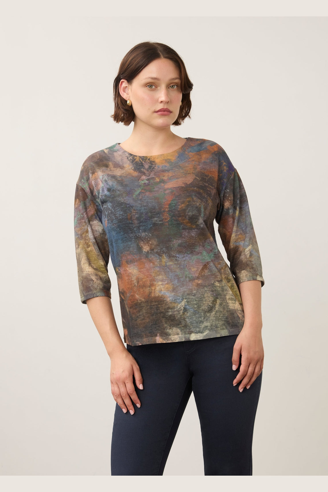 FDJ Drop Shoulder 3/4 Sleeve Top 3901451