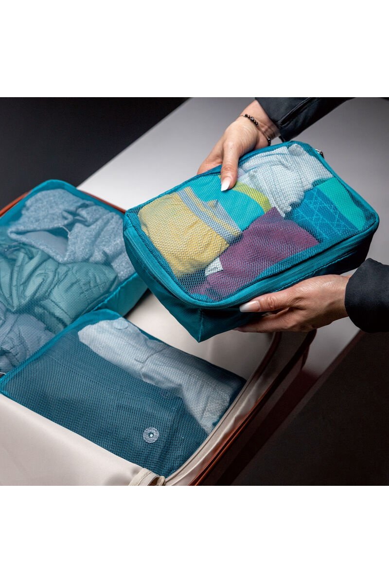 TRAVELON 43507 World Travel Essentials Travel Set of 3 Soft Packing Cubes