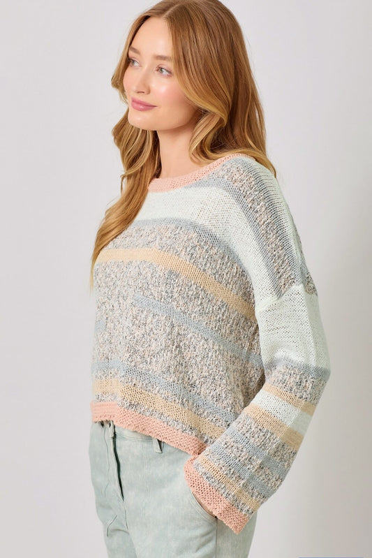 MYSTREE Multi Stripe Sweater 60080 *FINAL SALE*