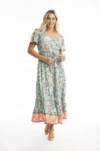 ORIENTIQUE Ishigaki Layered Midi Dress 20020 *FINAL SALE*