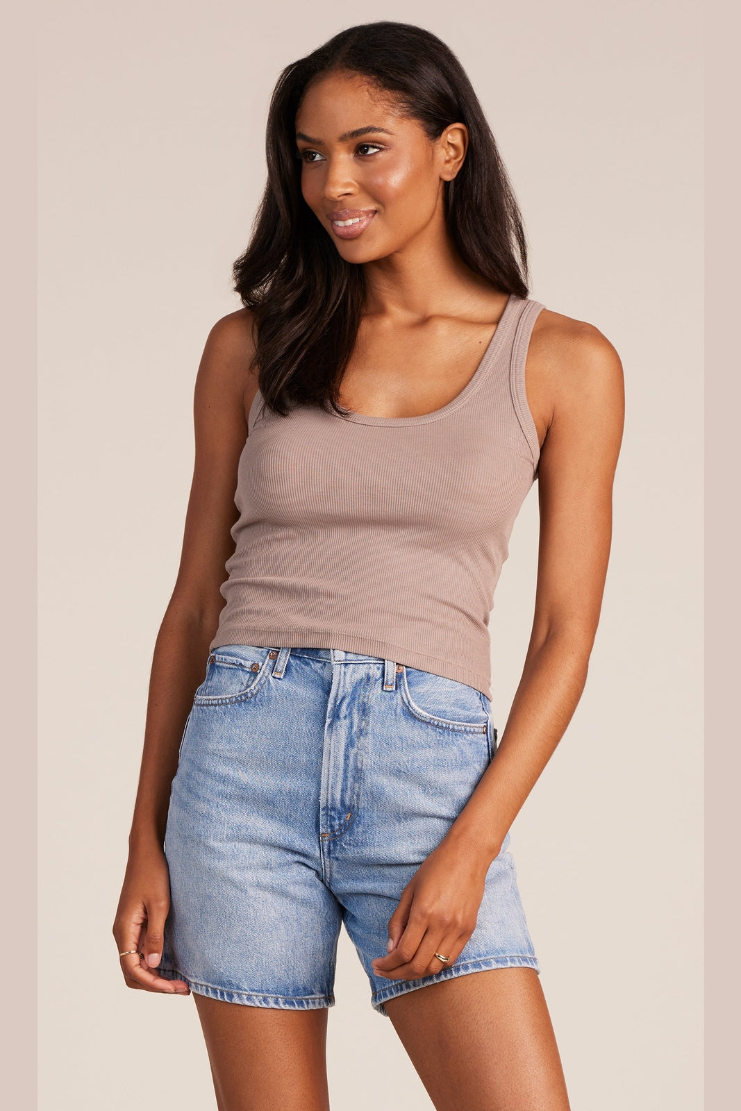 BOBI Fitted Crop Shell Tank BOBI 57E-64409 *FINAL SALE*