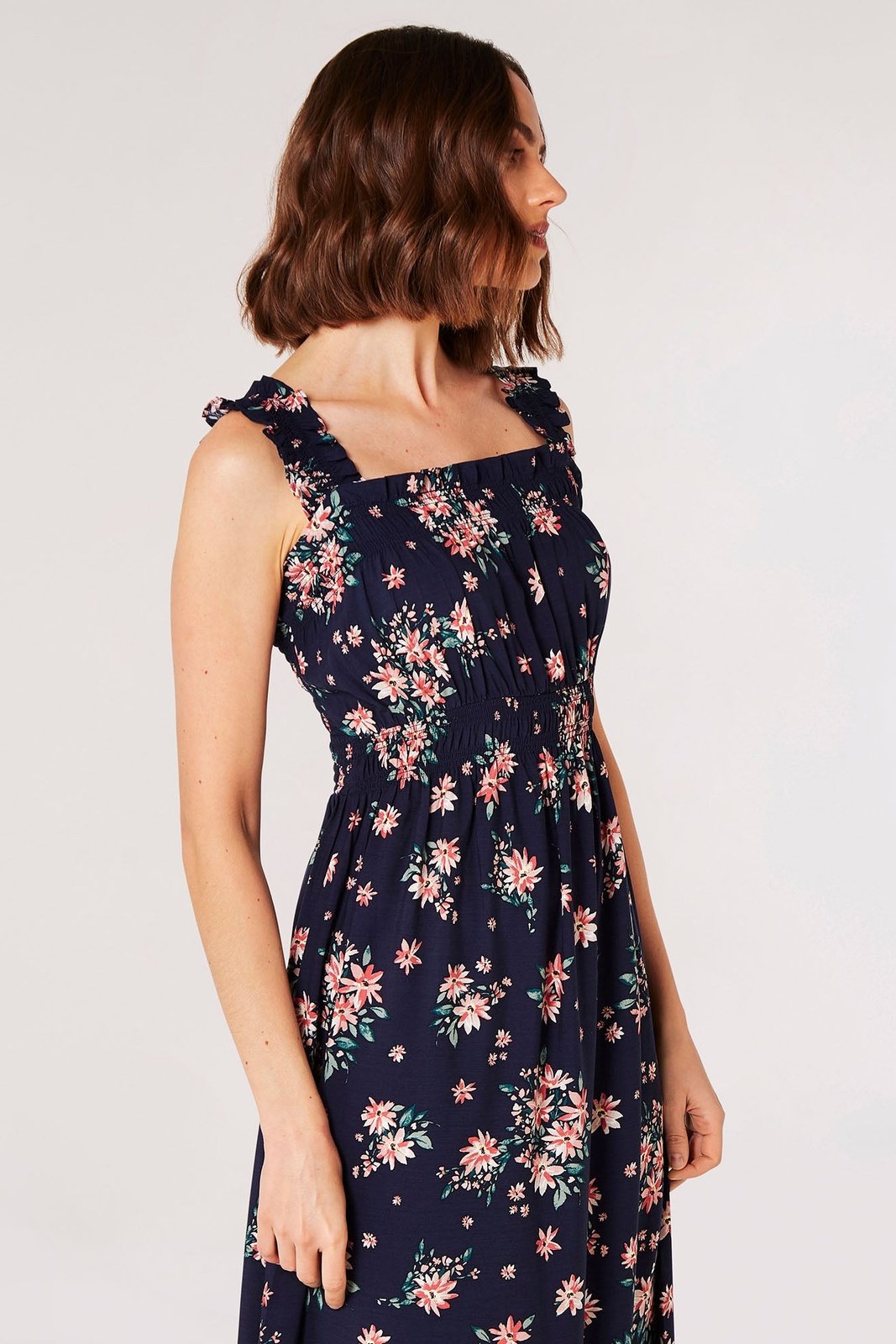APRICOT Floral Smock Dress 824850