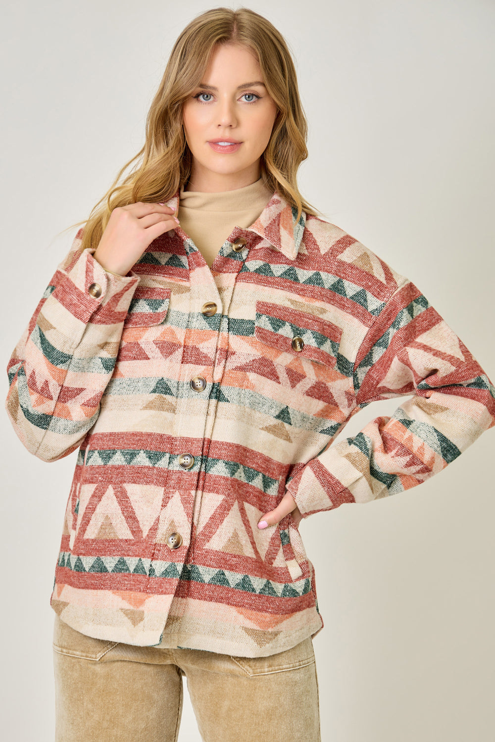 MYSTREE Aztec Shirt 61173