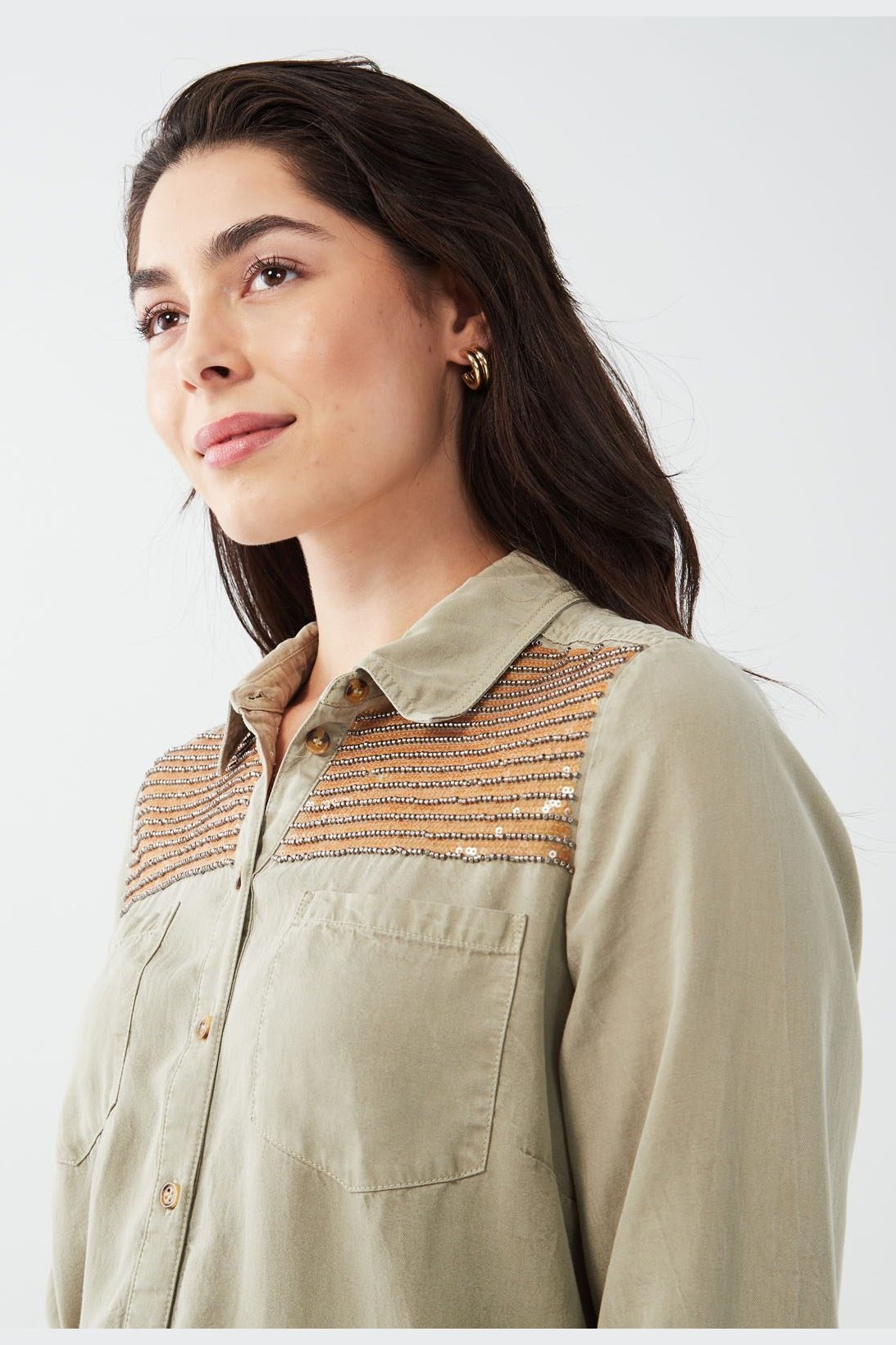 FDJ Embellished Shirt 7117805 *Final Sale*