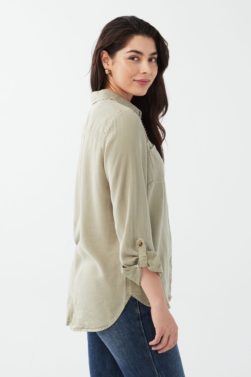 FDJ Embellished Shirt 7117805 *Final Sale*