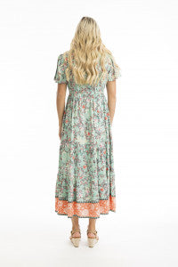 ORIENTIQUE Ishigaki Layered Midi Dress 20020 *FINAL SALE*