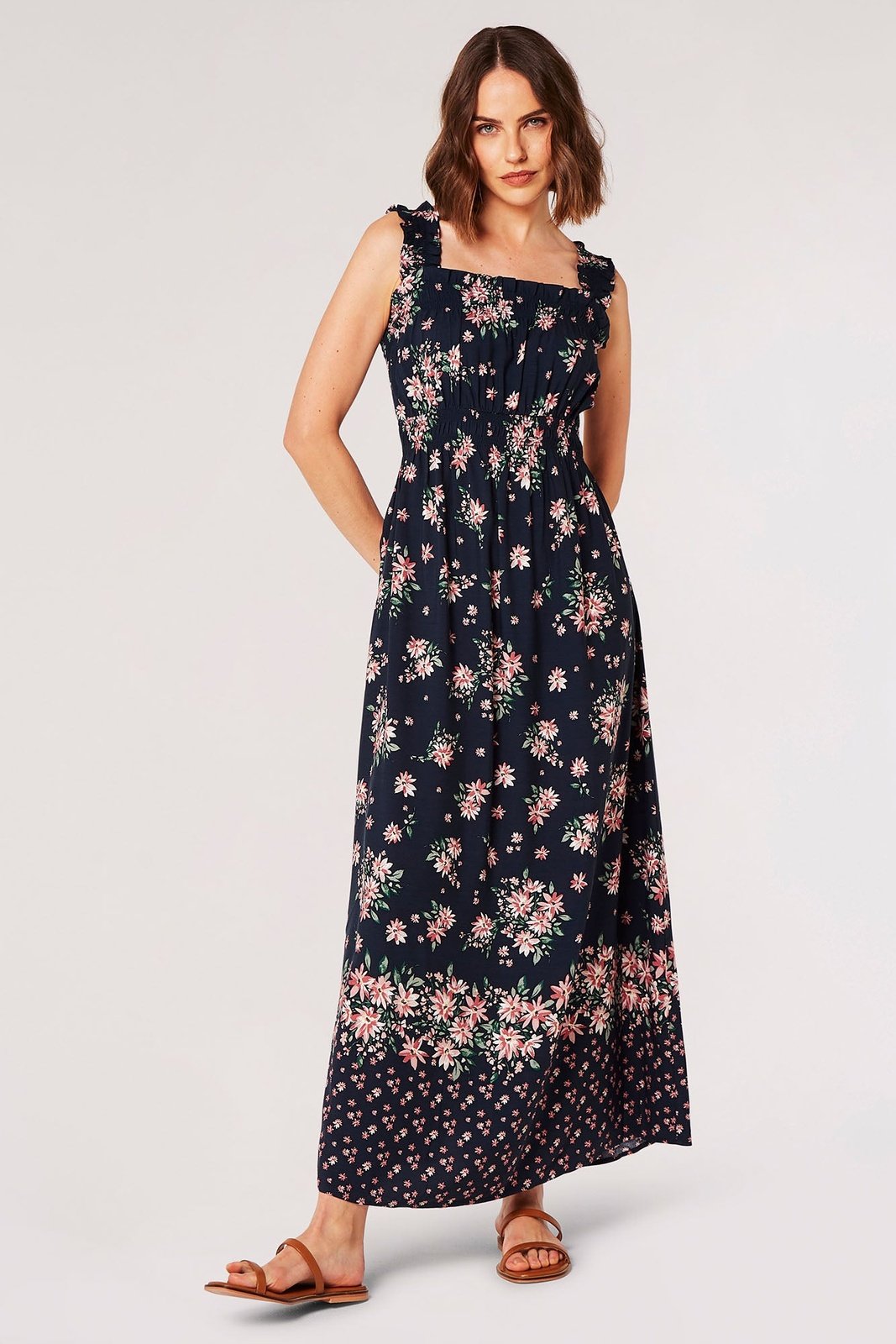 APRICOT Floral Smock Dress 824850 *FINAL SALE*