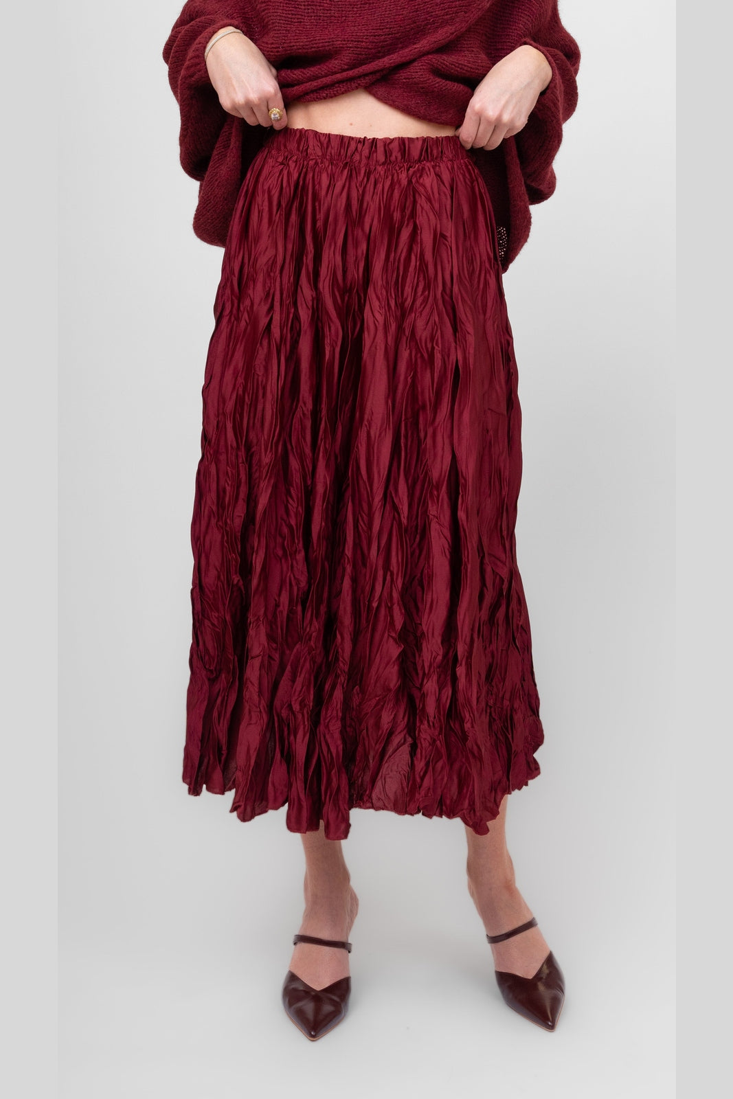 ME & GEE 05-31034 Pull On Crinkle Skirt