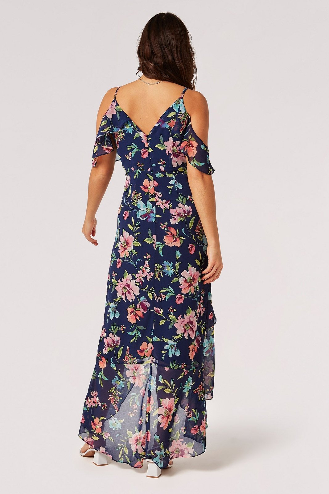APRICOT Watercolour Floral Dress 822337 *FINAL SALE*