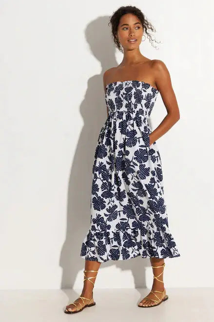 ECHO Ikat Floral Luna Dress EB0433