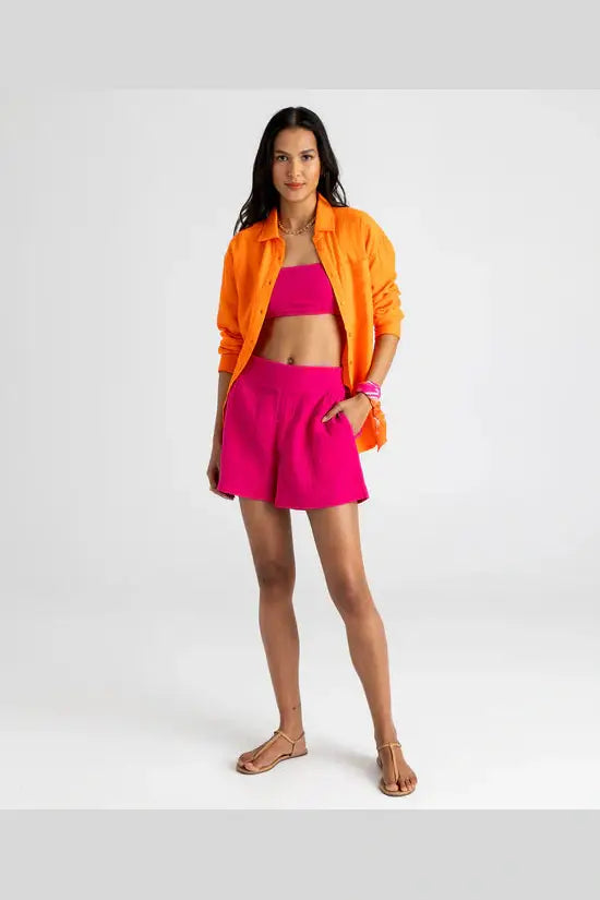 ECHO Supersoft Gauze Smocked Shorts EB0472 *FINAL SALE*