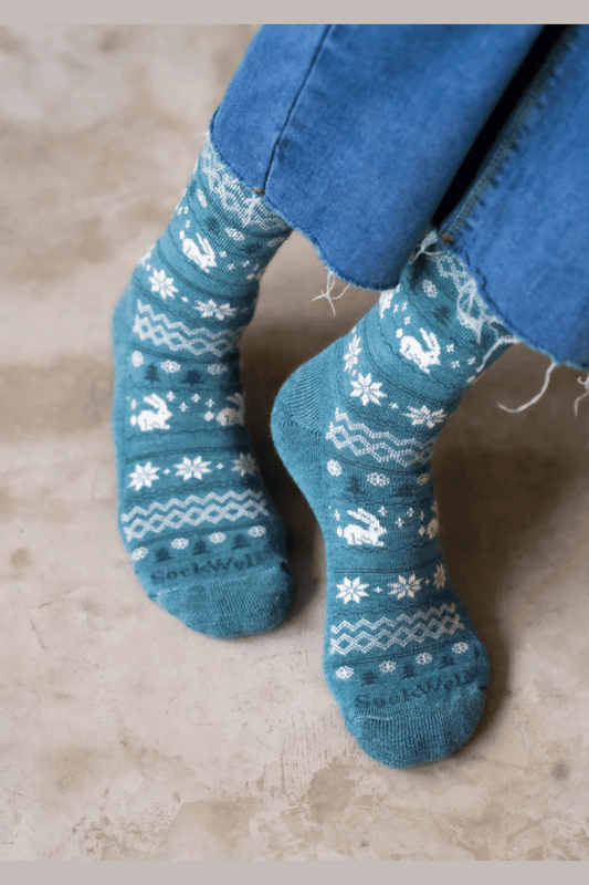 SOCKWELL Folksy Fairisle Crew