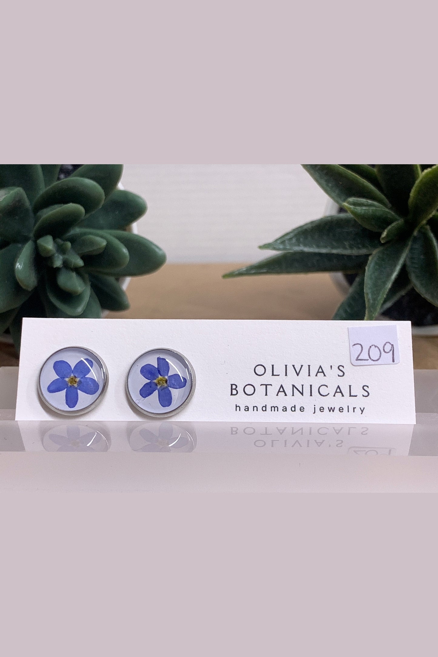 OLIVIA'S BOTANICALS Earrings Medium Circle Studs
