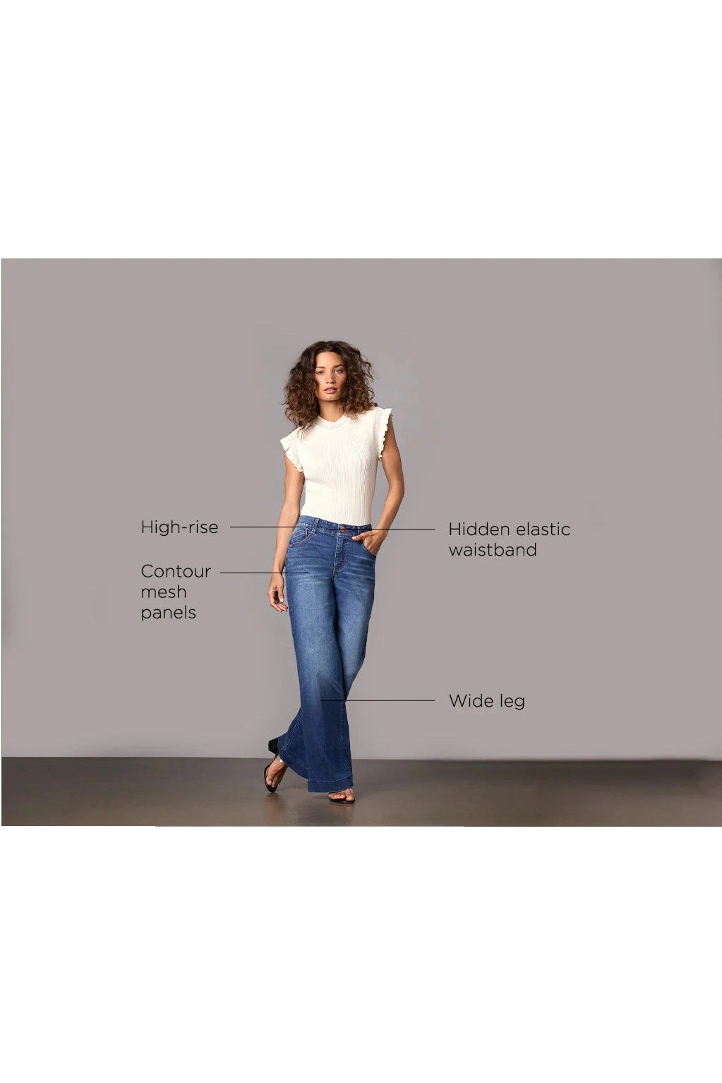 WIT & WISDOM Sam High Rise "Ab"solution Wide Leg P26521XZP