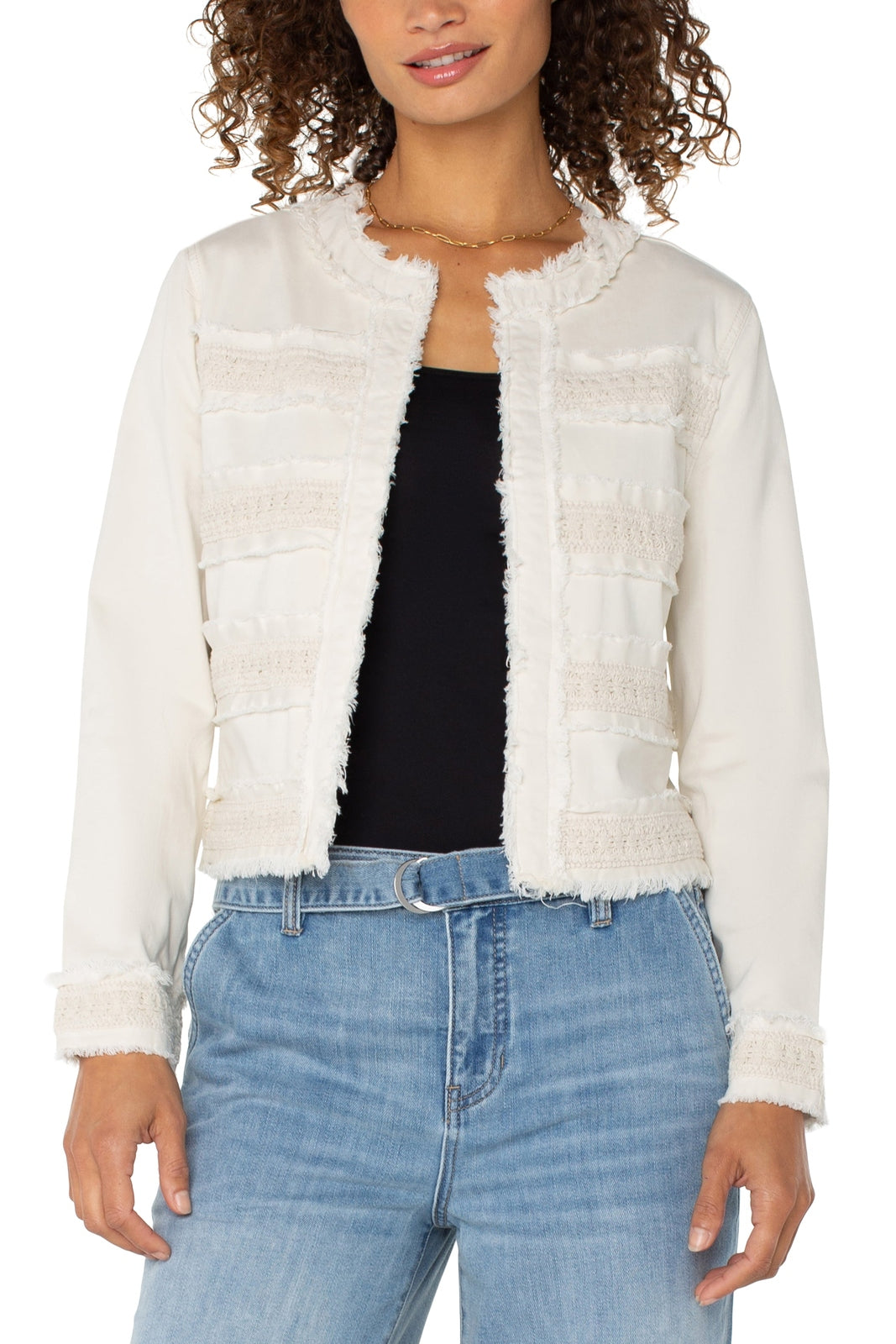 LIVERPOOL Jacket with Lace LM1B72L12