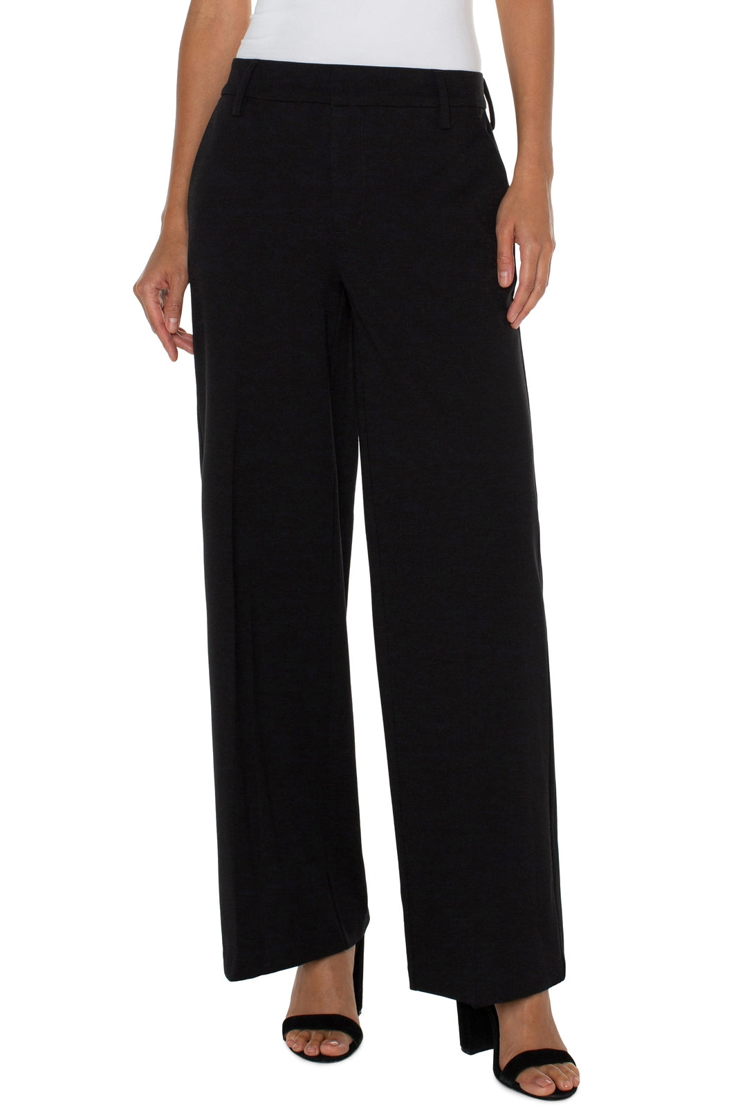 LIVERPOOL Kelsey Crop Wide Leg Trouser LM4654M42