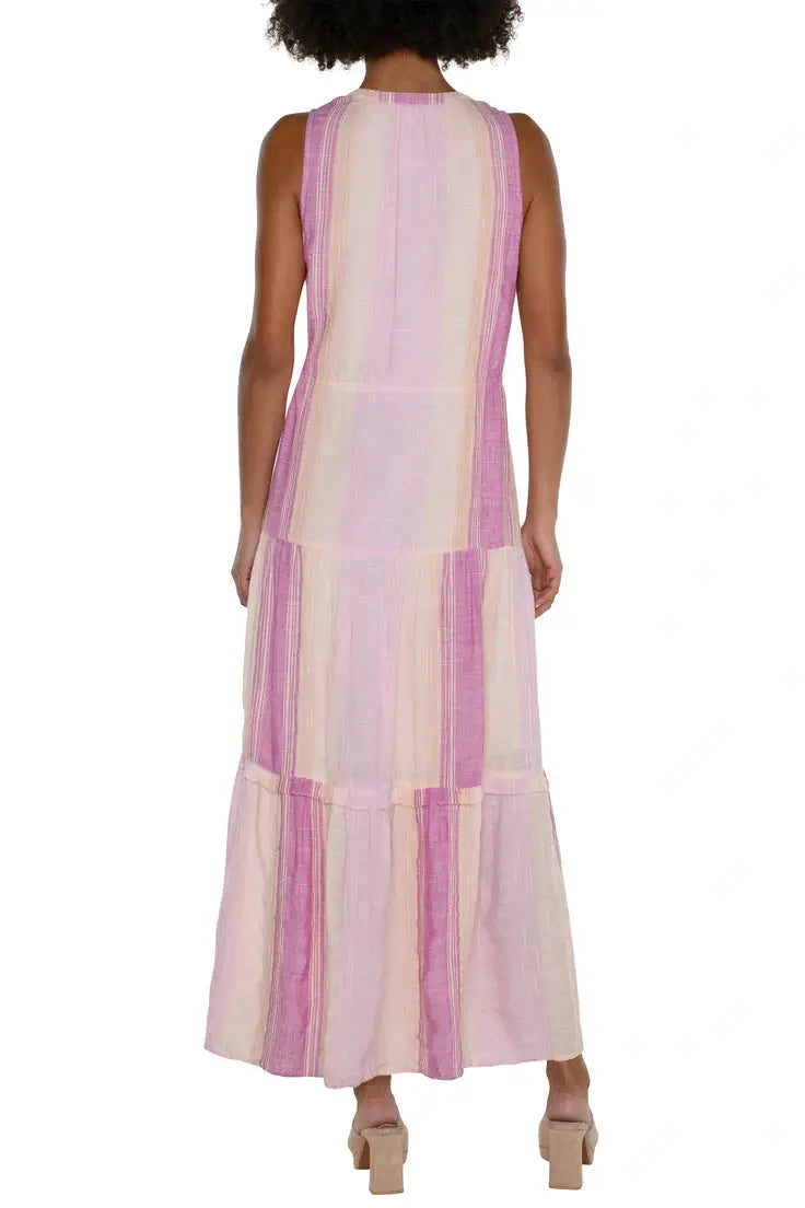 LIVERPOOL Sleeveless Tiered Maxi Dress LM8C17WV25 *FINAL SALE*