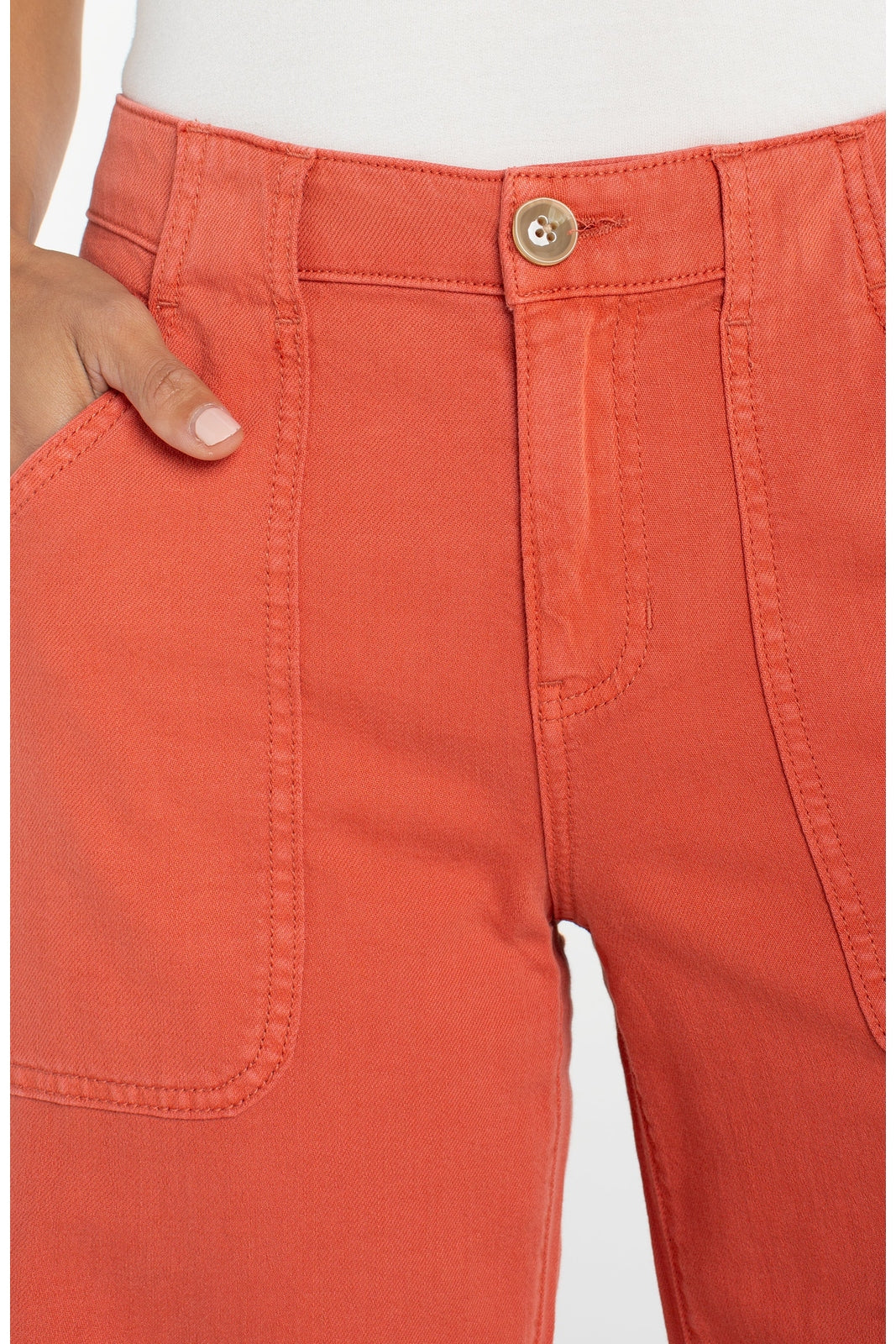 LIVERPOOL The Stride Cargo Wide Leg Crop LM7B21QTA