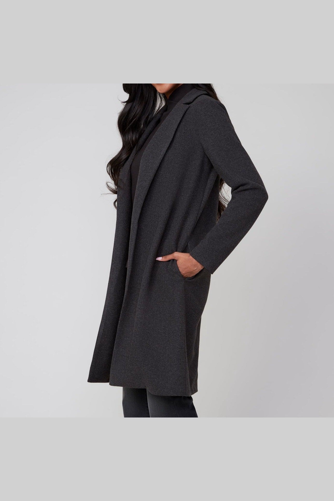 RENUAR Brushed Knit Long Jacket R3865