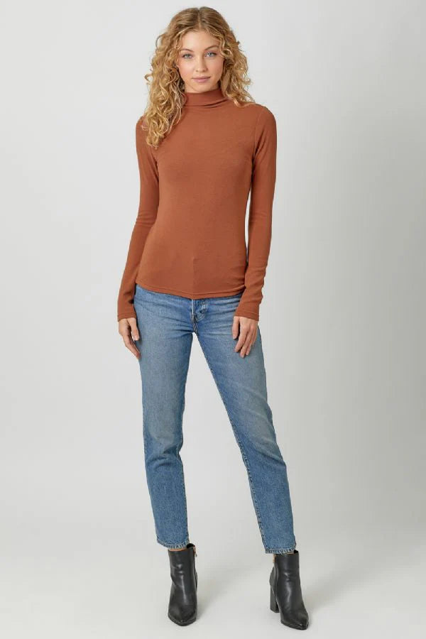 MYSTREE 60815 Mock Neck Long Sleeve Top *FINAL SALE*