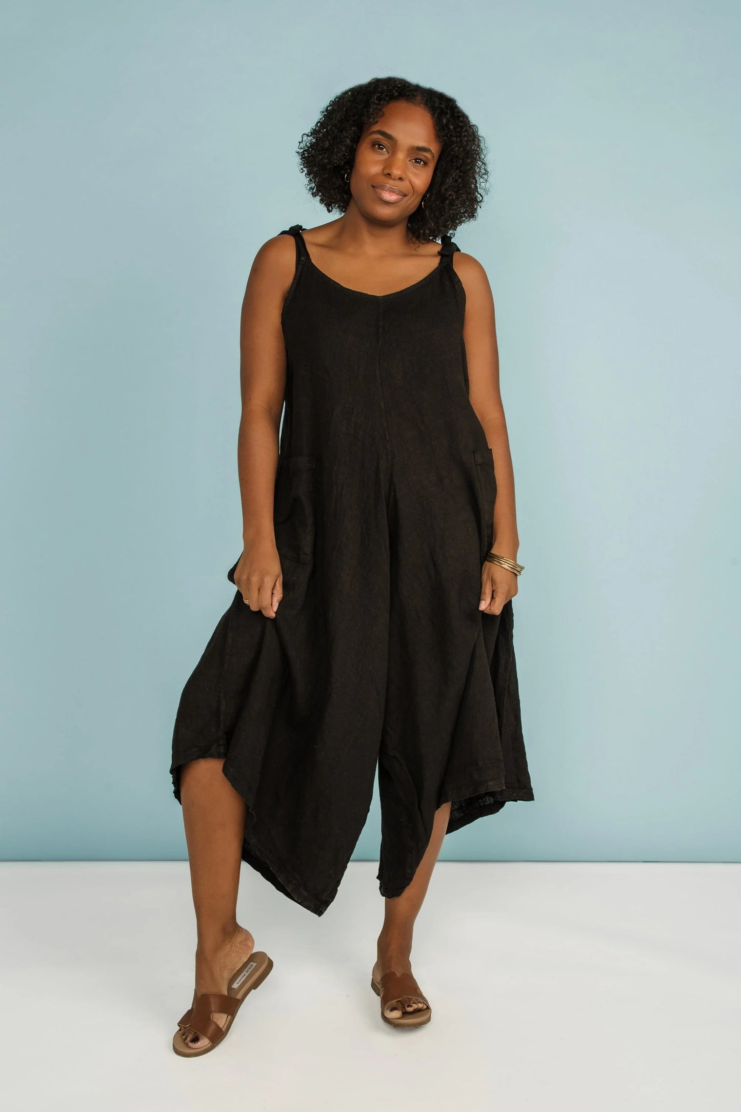 ME & GEE Linen Jumpsuit L-6889