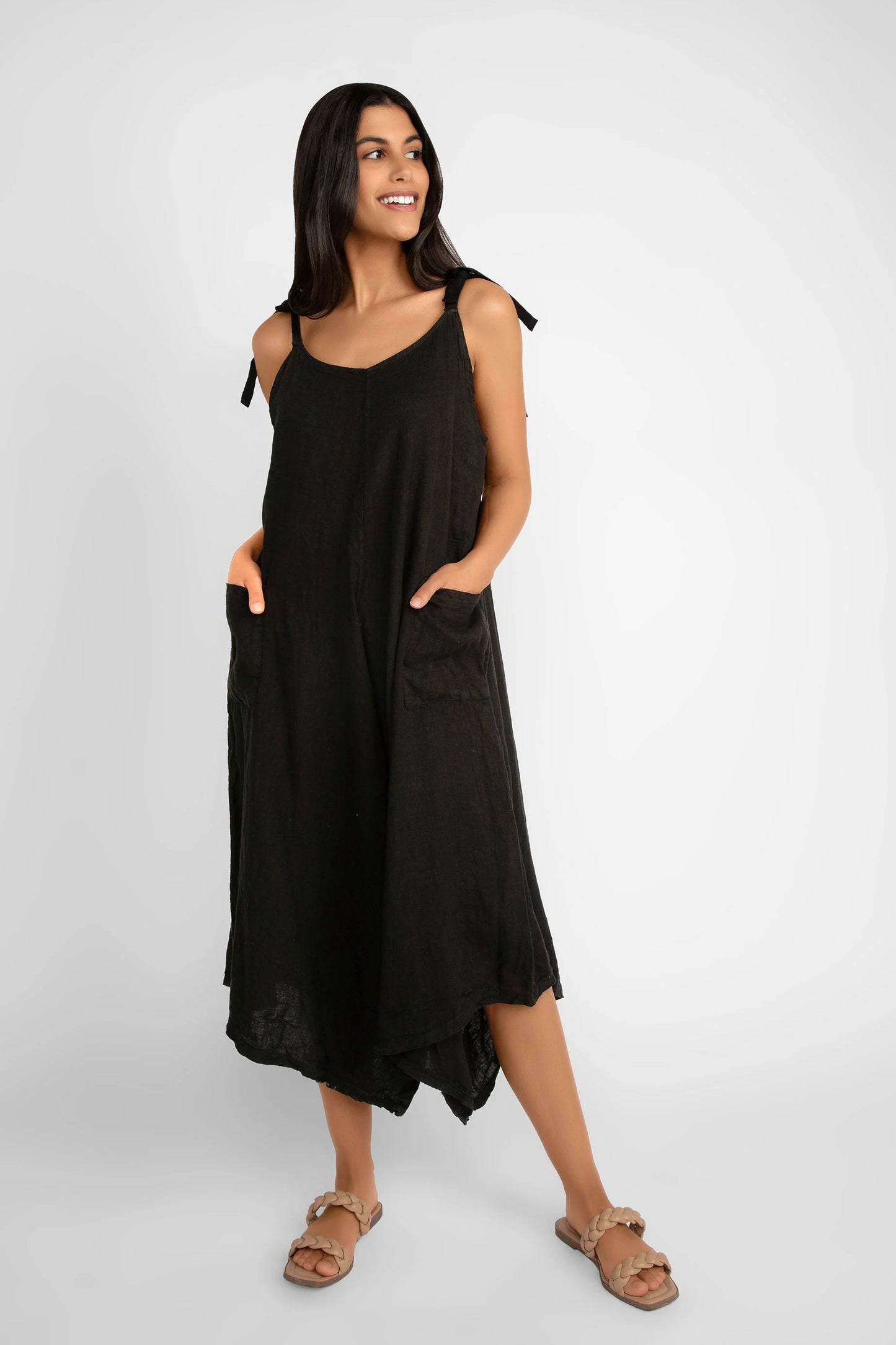 ME & GEE Linen Jumpsuit L-6889