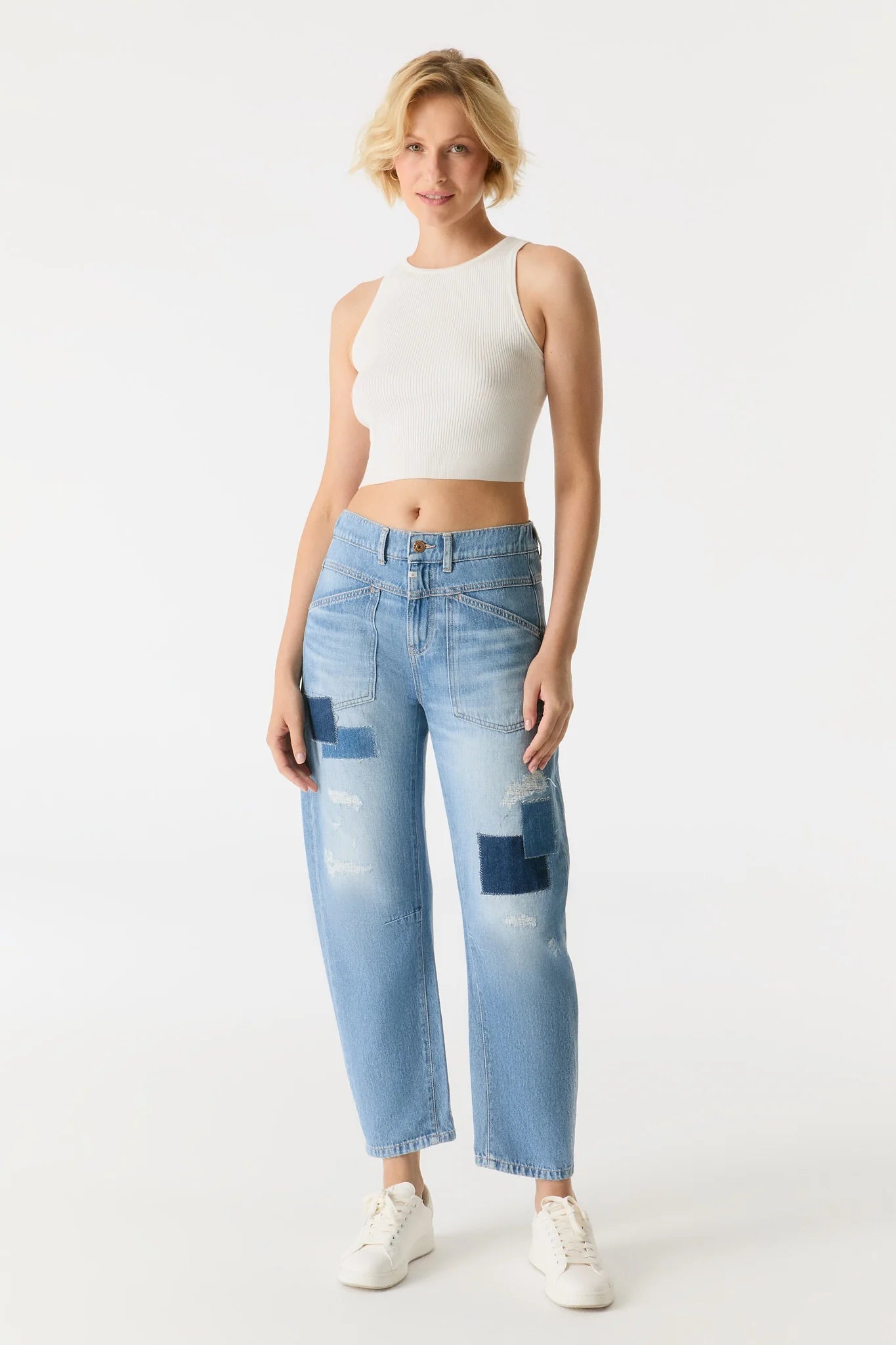 CUP OF JOE Selena Patch Jeans