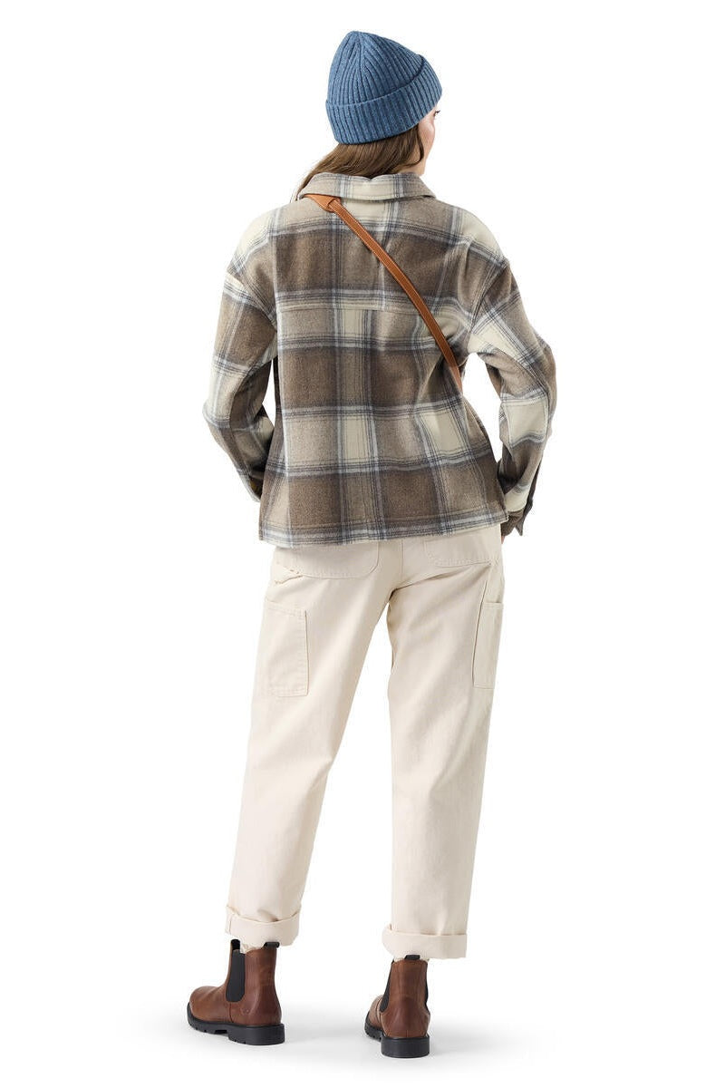 SMARTWOOL Women's Anchor Line Cropped Shirt Jacket SW003190