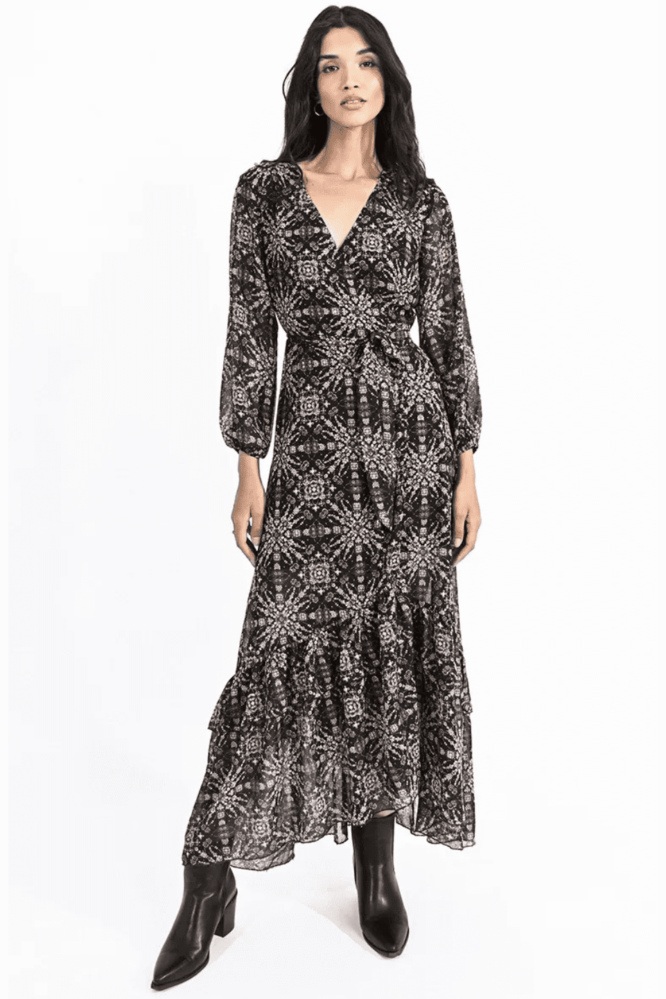 MOLLY BRACKEN T1680BBH23 Long Print Dress *Final Sale*