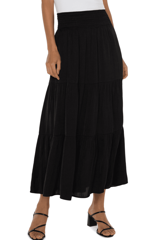 Liverpool Woven Maxi Skirt