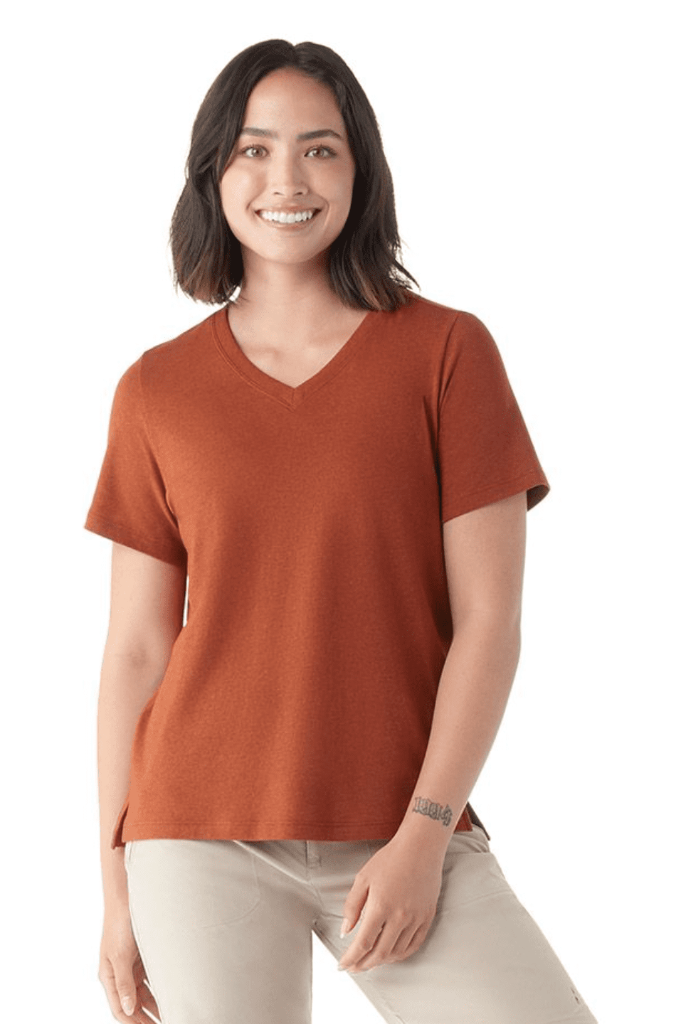 SMARTWOOL Women's Perfect V-Neck Short Sleeve Tee SW002383 *FINAL SALE*