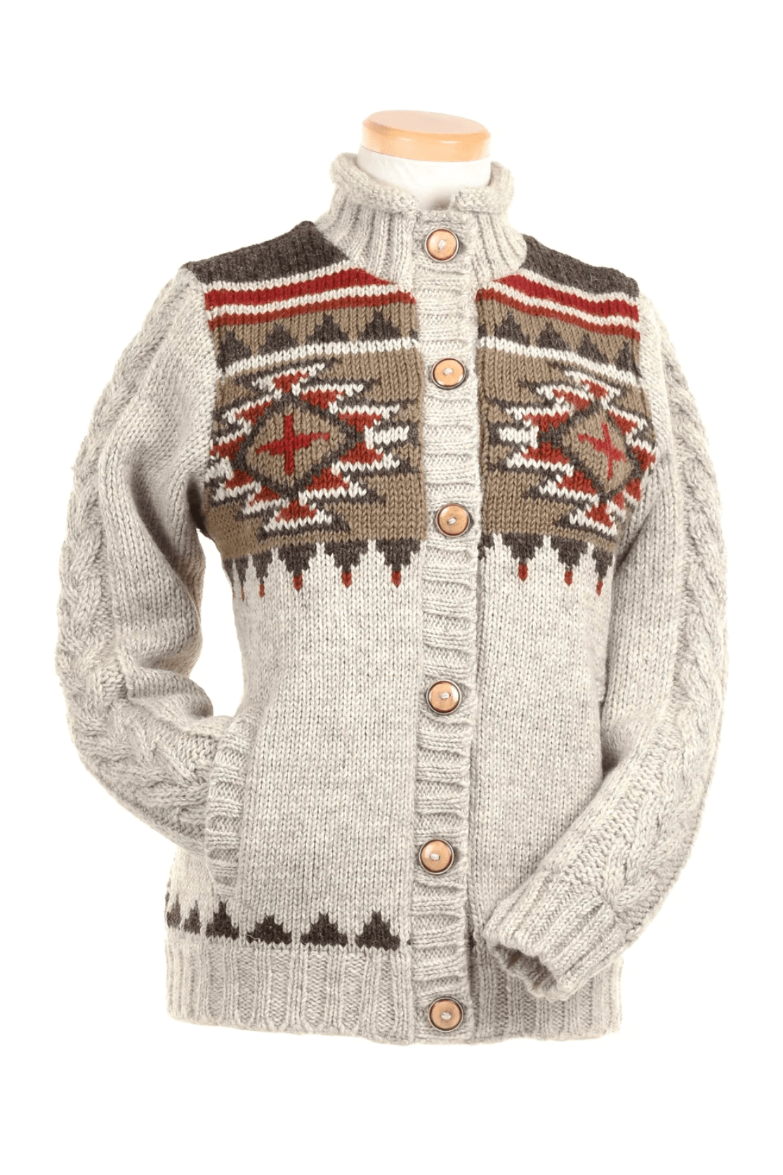LOST HORIZONS Brush Creek Wool Knit Sweater