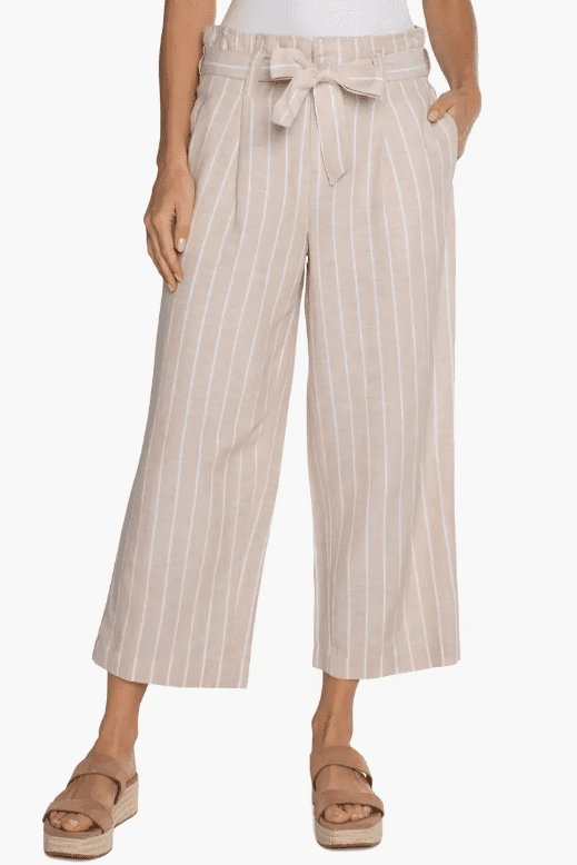 LIVERPOOL Pleated Crop Trouser LM4652WV43