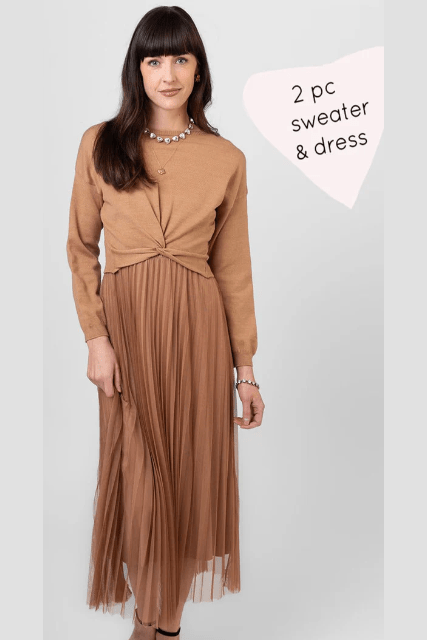 ME & GEE 2 PC Sweater & Dress 35-232001* Final Sale*