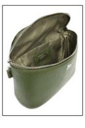 THE TREND 135577 Florence Leather Waist Bag
